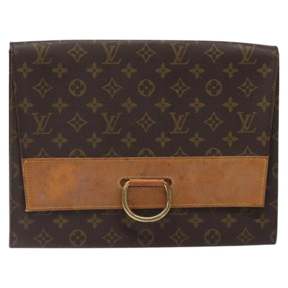LOUIS VUITTON Monogram Jena Clutch Bag LV Auth - Picture 2 of 16